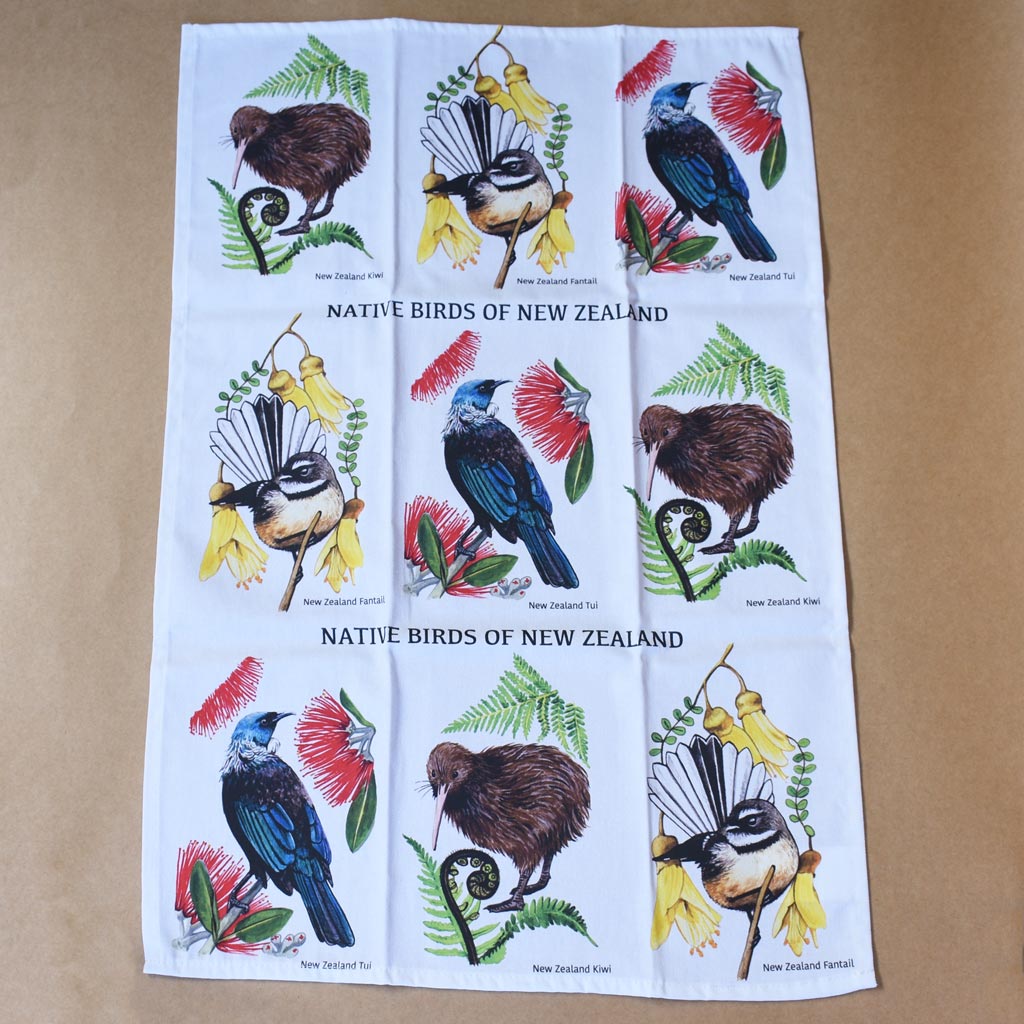 Tea Towel - Birds of New Zealand - Box Lot Deal (6)